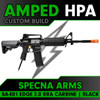 Amped Builds Amped Custom HPA Specna Arms SA-E01 EDGE 2.0 Series RRA M4 Carbine Black Airsoft Rifle 