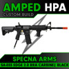 Amped Builds Amped Custom HPA Specna Arms SA-E03 EDGE 2.0 Series RRA M4 Carbine RIS Black Airsoft Rifle 