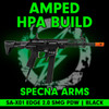 Amped Builds Amped Custom HPA Specna Arms SA-X01 EDGE 2.0 SMG PDW M-LOK Black Airsoft Rifle 