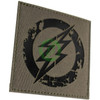 Amped Airsoft Amped Patch 3.5" Amped Logo Laser Cut Velcro Patch | Infrared IR / Black 