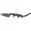 CRKT (Columbia River Knife Tool) CRKT Minimalist Drop Point Black Fixed Blade Neck Knife with Sheath 