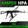 Amped Builds Amped Custom HPA E&L Airsoft New Essential Version AKS-74MN Steel Body with Folding Steel Stock 