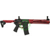 6mmProShop Strike Industries Licensed "Sentinel" M4 Airsoft AEG Rifle by E&C | Red / 10" GRIDLOK LITE Rail / 350FPS 