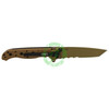CRKT (Columbia River Knife Tool) CRKT M16-10DZ Tanto Point Desert Tan with Veff Serrations Folding Knife with D2 Blade & Glass-Reinforced Nylon Handle 