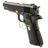  Matrix x Golden Eagle Full M1911A1 Gas Blowback Airsoft Pistol | Black / Eagle Wing Grips 
