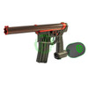 Amped Builds Amped Custom HPA Rifle | Gorilla x MAC Airsoft QCU Speed Soft Build with BKR Carbon Upper, Red CNC Parts, and Black Lower 141mm / F2 / MSG 