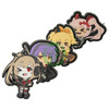  KTactical Chan Tactical Anime Girl Kawaii PVC Morale Patch Squad | Pack of 4 