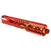  CTM TAC - Fuku-2 AAP-01 CNC Upper Receiver Kit (Long Cutout / Red & Gold Combo) 