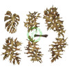 Kicking Mustang Ghillie Splash Leafs 100G Pack | Brown & Oak
