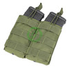 Condor Outdoor Condor - Open Top Double M4 Mag Pouch (Olive Drab) 