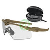  Oakley - SI Ballistic M Frame 3.0 - Dark Bone Frame w/ Array Clear & Grey Lens 