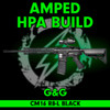 Amped Builds Amped Custom HPA Black G&G Combat Machine CM16 R8-L 