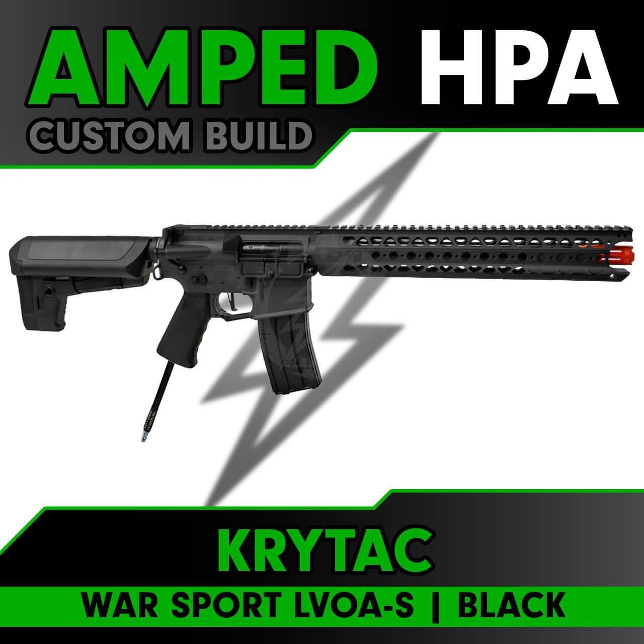 Amped Custom HPA Build Krytac War Sport LVOA-S - Black