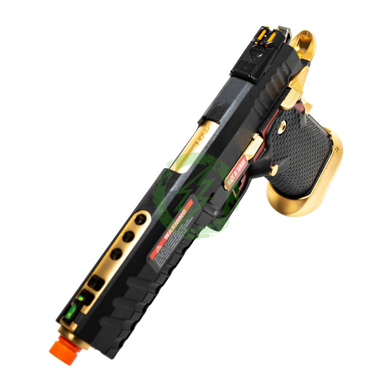 AW Custom Competitor Hi-Capa GBB Pistol Black & Gold