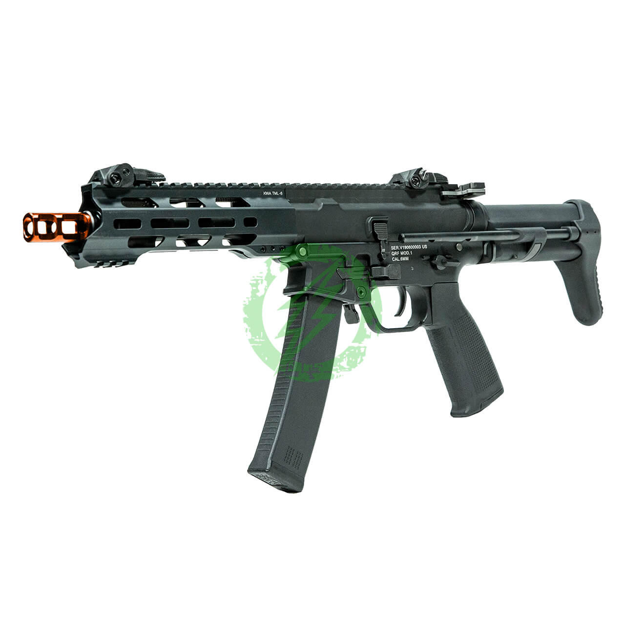 KWA QRF MOD 1 Airsoft Gun | AEG 2.5 | Black | CQB Airsoft Rifle