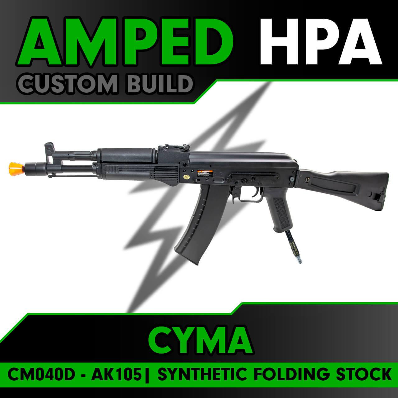 Amped Custom HPA Build CYMA CM040D AK74 AK105 Airsoft Rifle