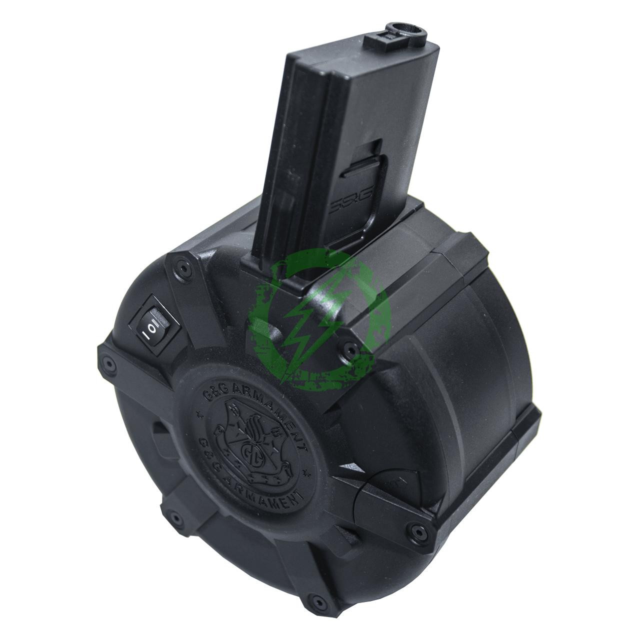 G&G 2300 Round M4 Auto Wind Drum Magazine | Includes Battery