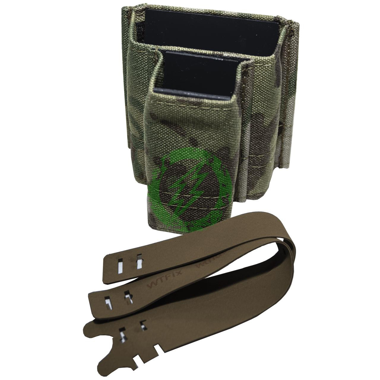 個人装備 esstac Double 5.56 KYWI Shorty - Naked Esstac KYWI Side by Side 1+2 GAP Shorty Naked Magazine Pouch