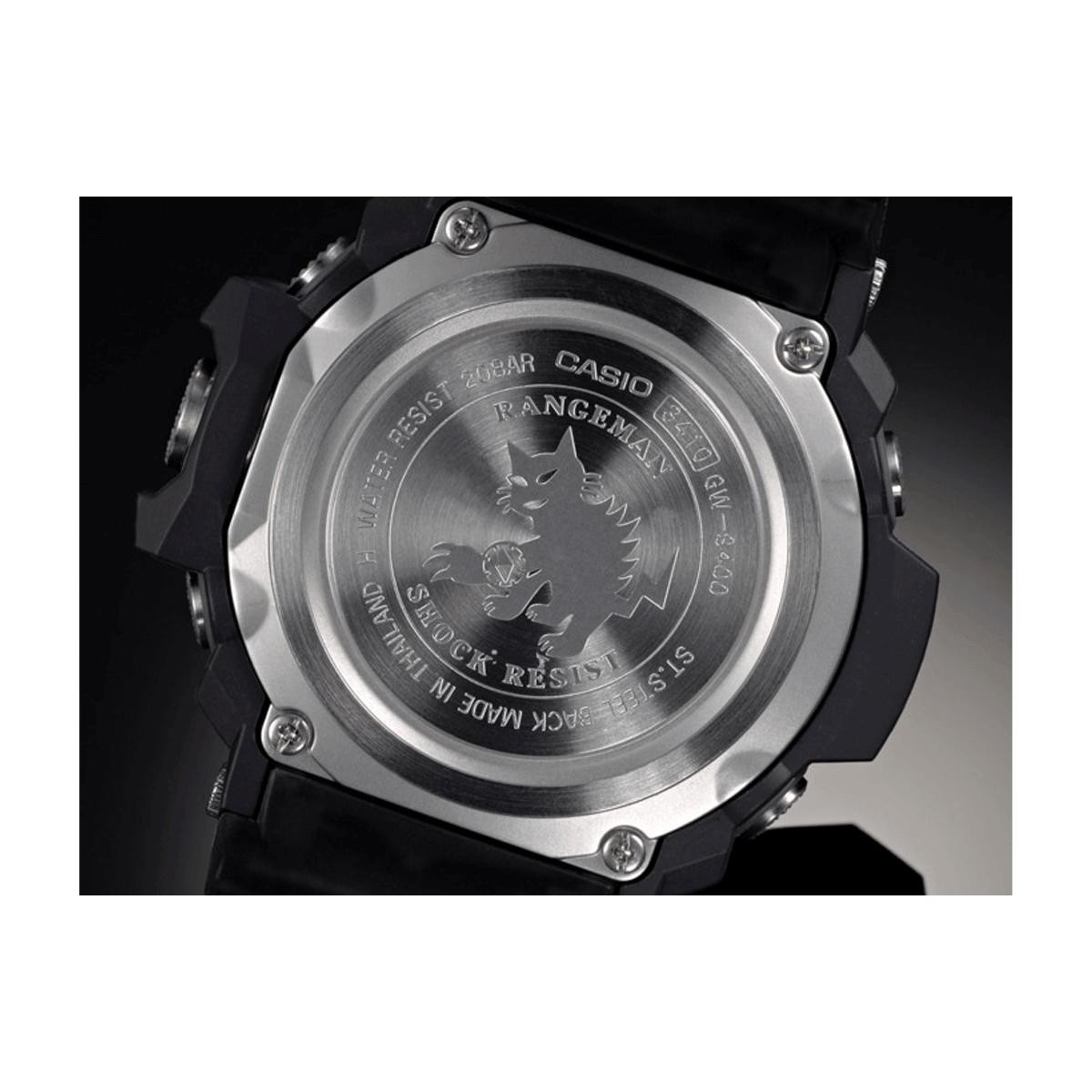 Casio Rangerman G-Shock Solar Atomic Black on Black Wrist Watch