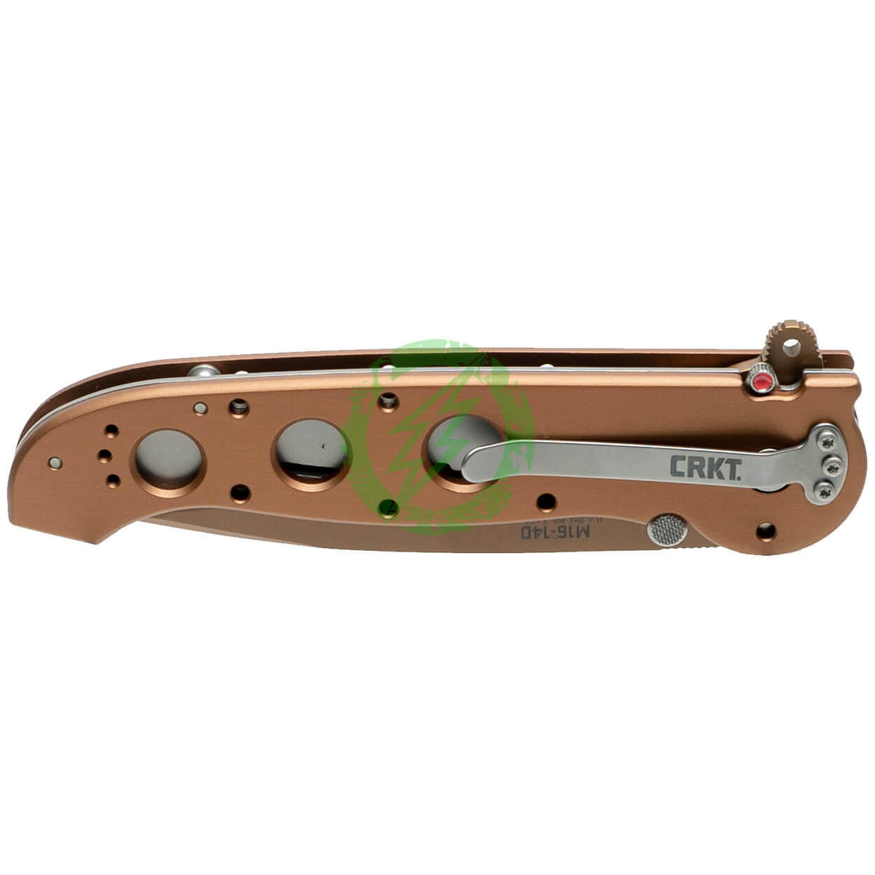CRKT M16-14D Copper with Triple Point Serrations Folding Knife