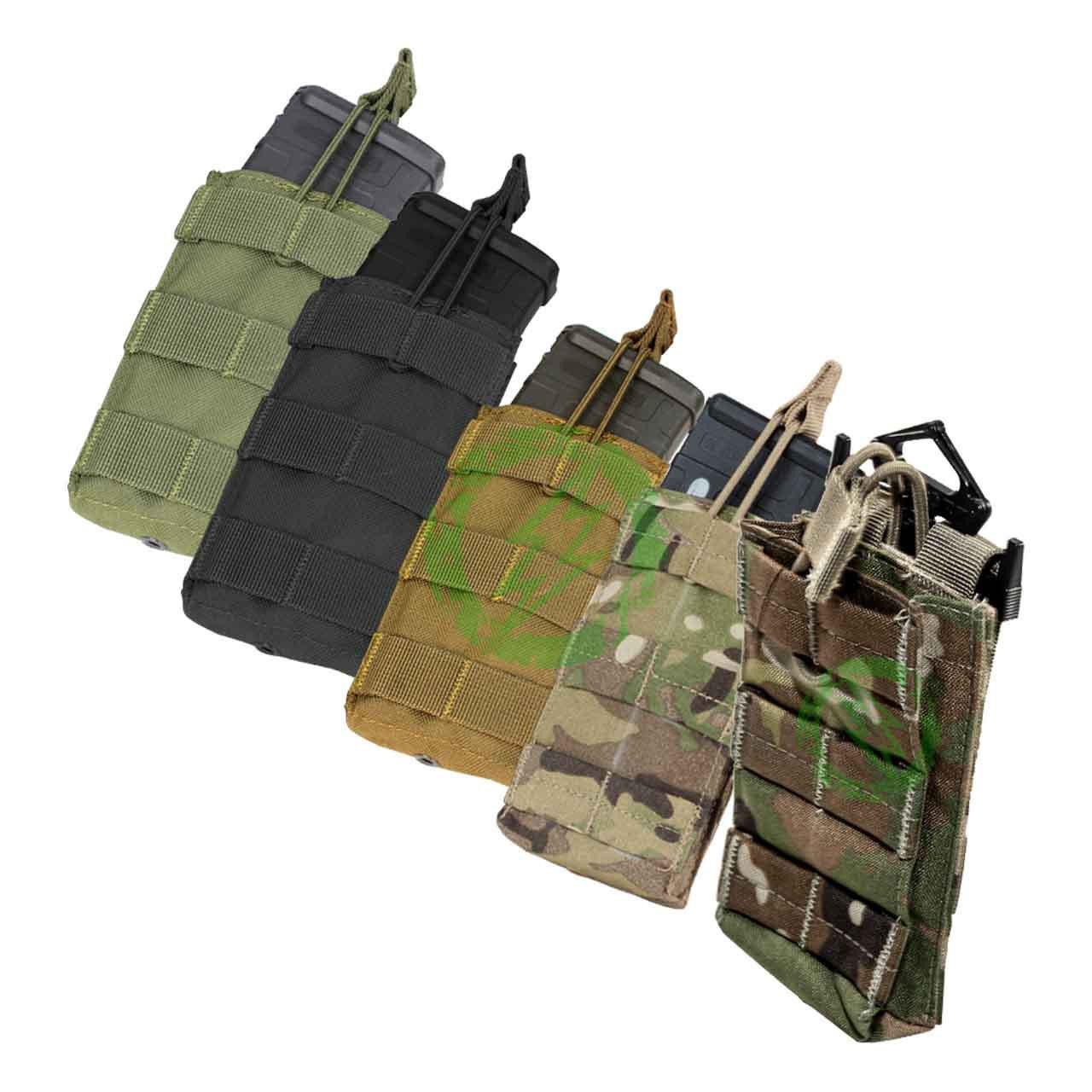 Fondina Porta Caricatore Condor Per G36 – Single Open Top, Oliva, In Poliammide