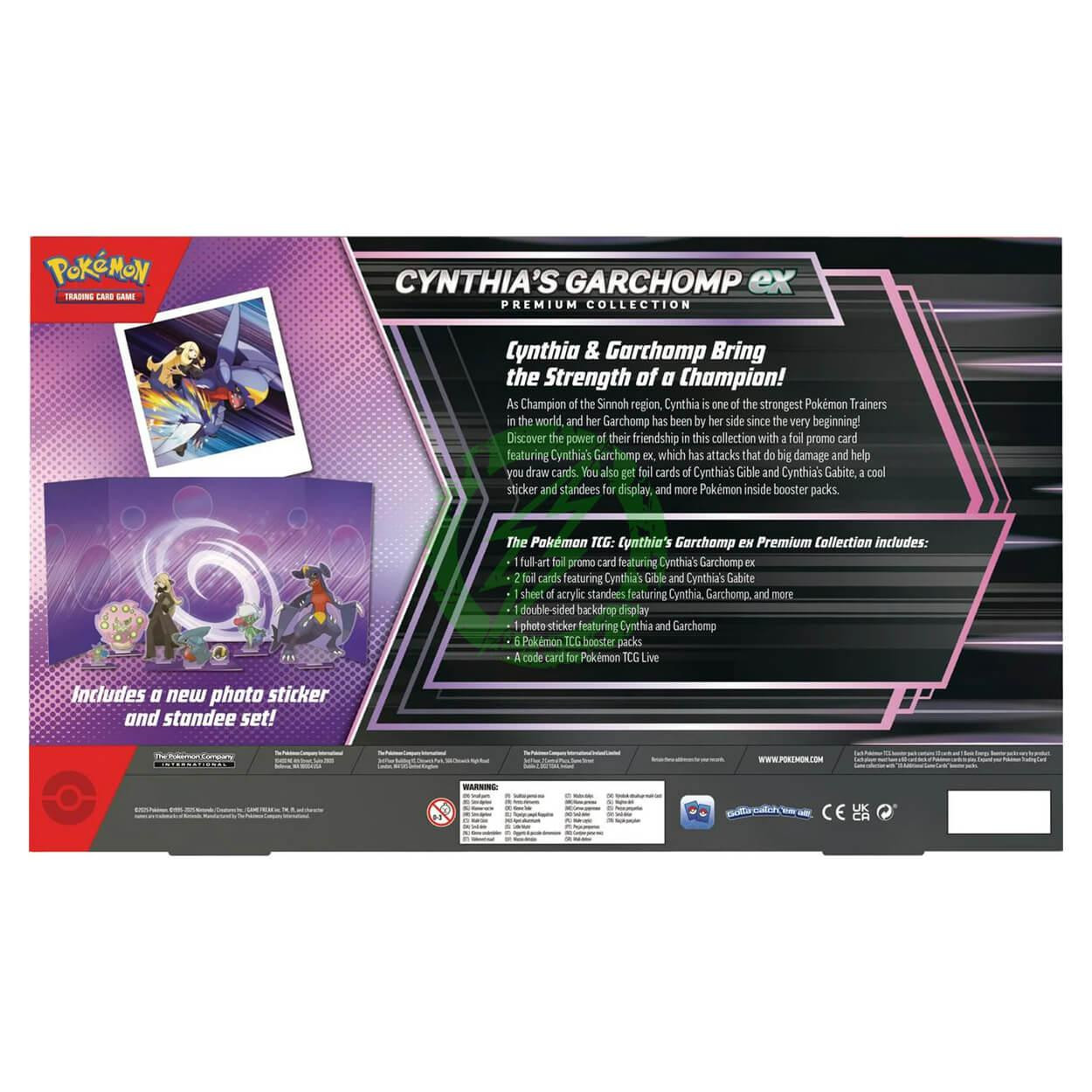 Pokmon Cynthia's Garchomp ex Premium Box TCG Card Set Pokmon Cynthia's Garchomp ex Premium Box TCG Card Set
