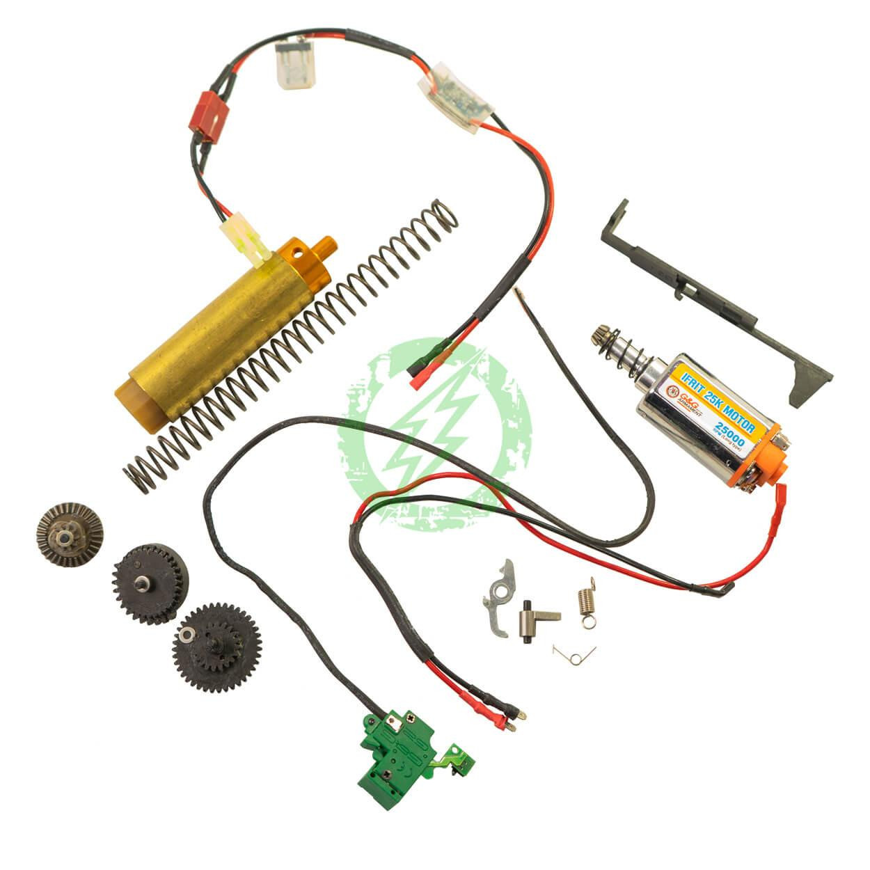 Tech Box G&G - OEM G2 Series Mosfet Gearbox Rebuild Kit with Motor