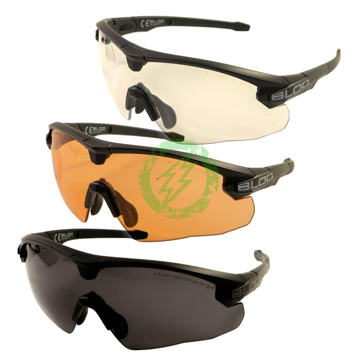 BLOC Tactical LYNX 3 Lens Complete Set | Black Frame