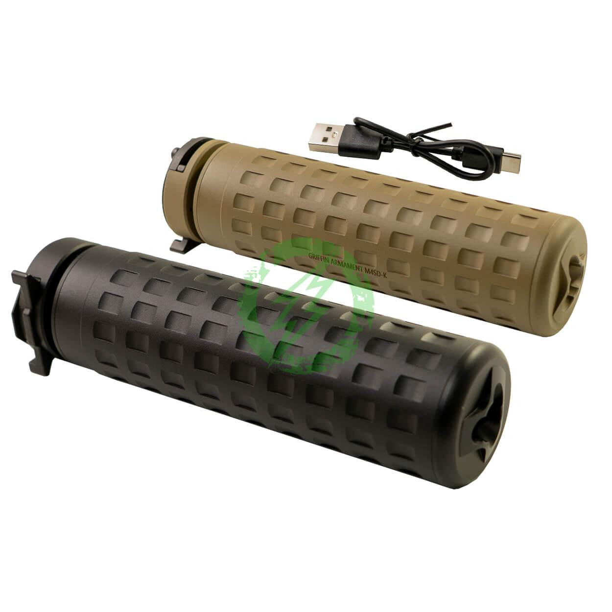 PTS | Griffin Armament M4SD QD Mock Suppressor (Black / With Tracer)