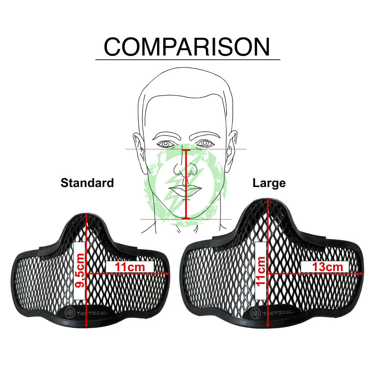 NB Tactical Ghost Mask Fortis Prime | Standard & Large
