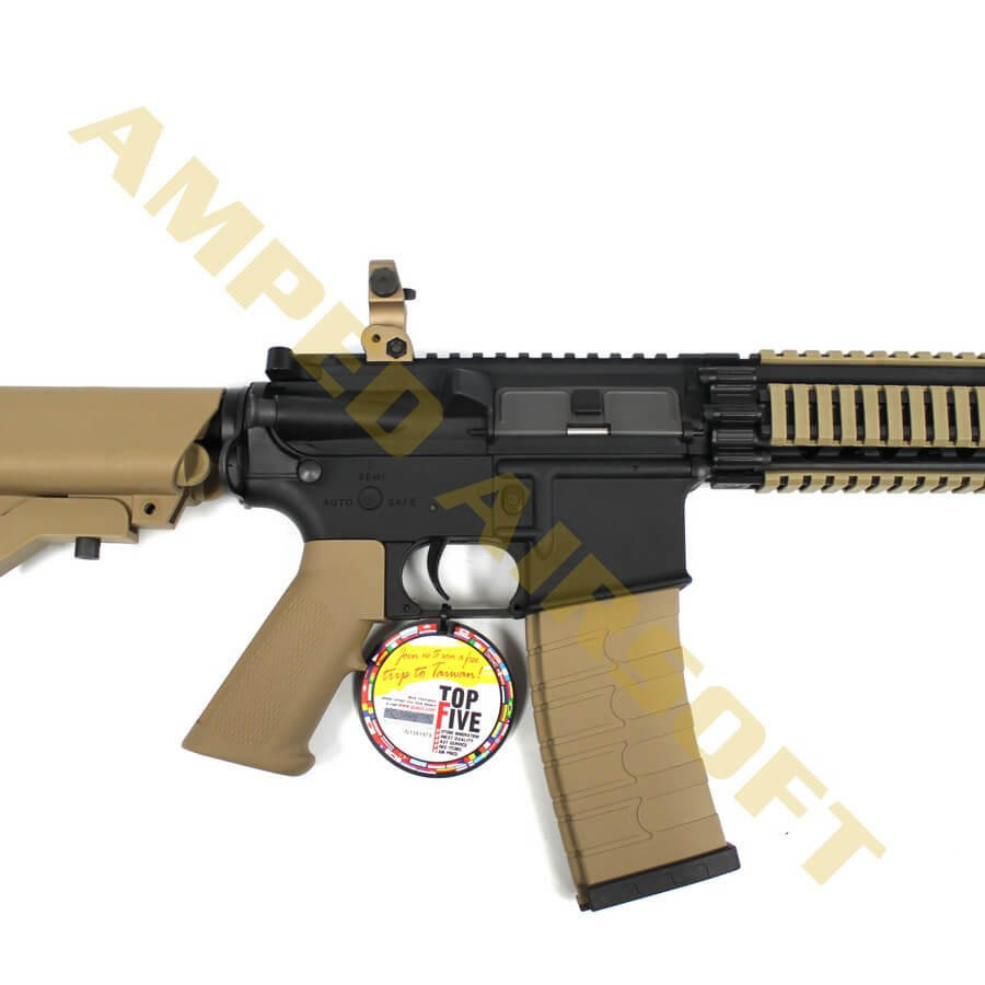 G&G Combat Machine CM18 MOD1 Black | Tan Trim