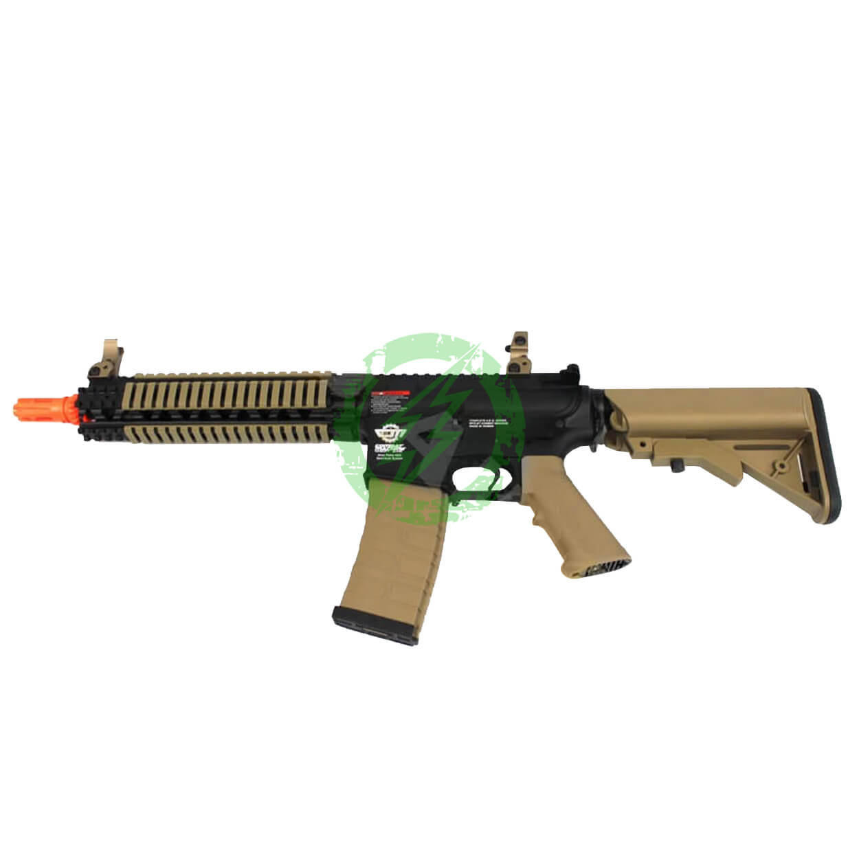 G&G Combat Machine CM18 MOD1 Black | Tan Trim