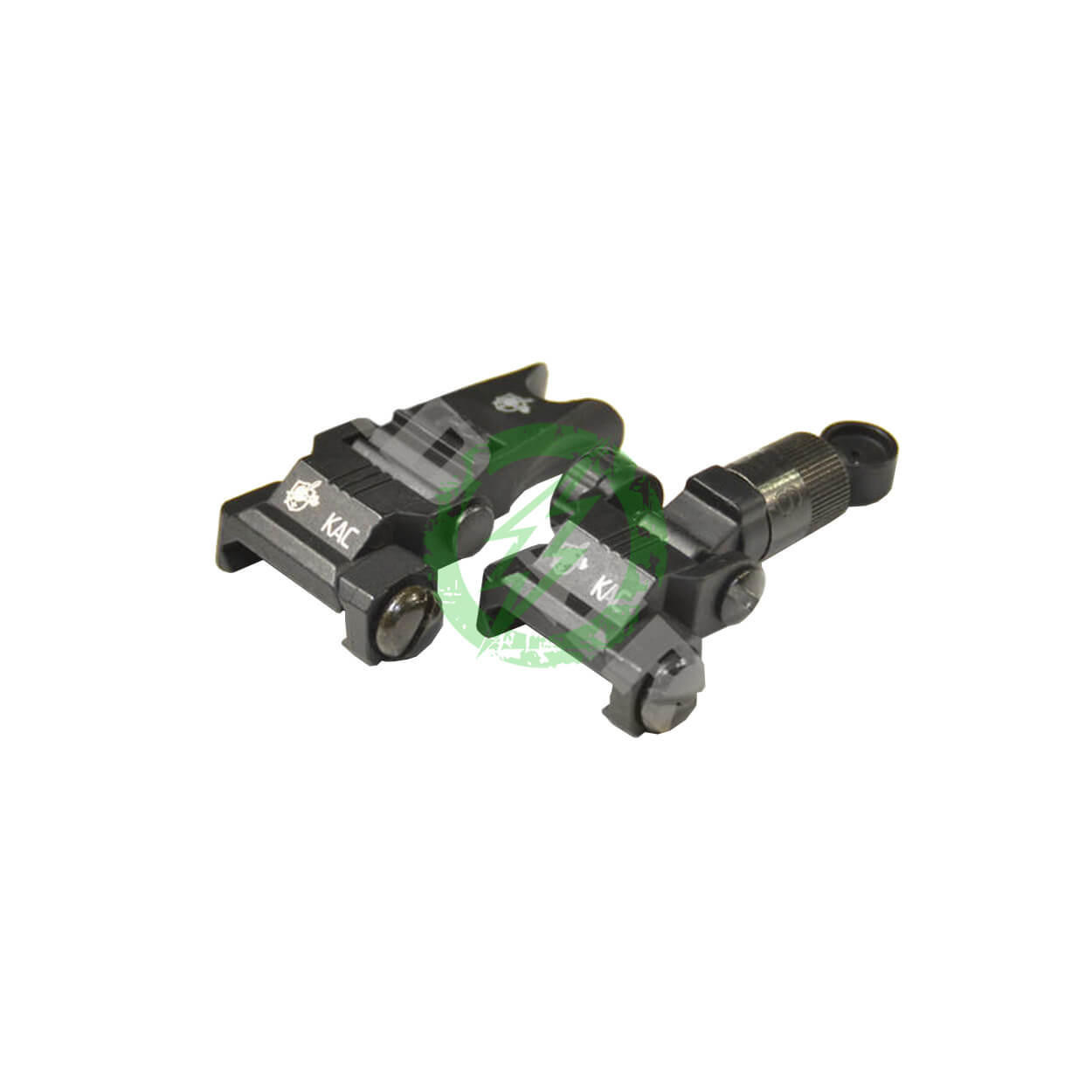 Knights Armament Airsoft | Back Up Iron Sights | (Black)