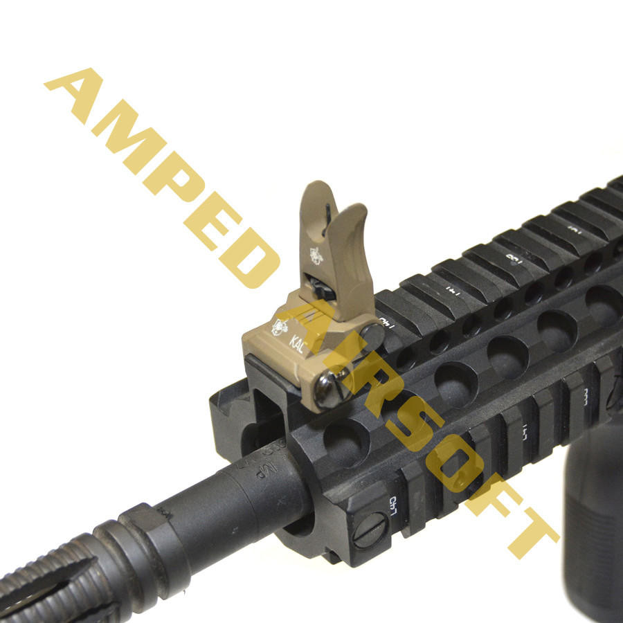 Knights Armament Airsoft | Back Up Iron Sights | (Tan)