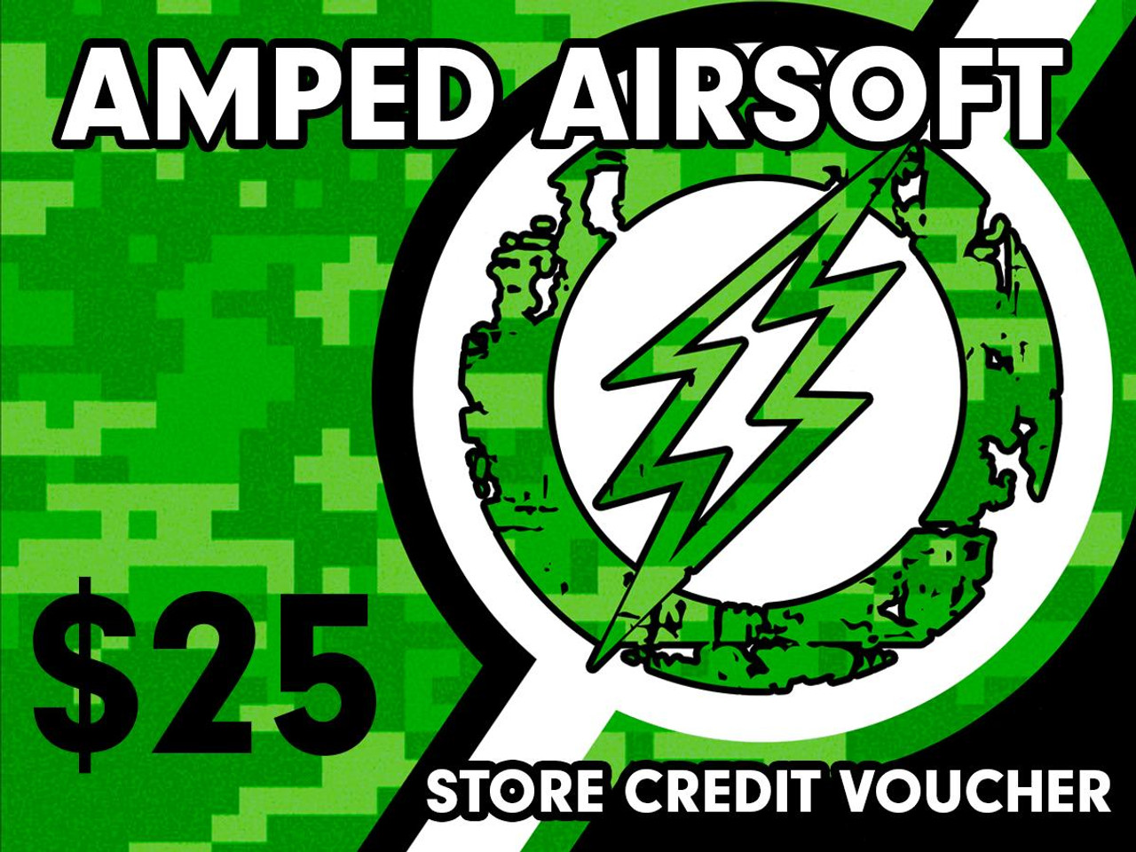 Amped Services $25 Amped Airsoft Gift Card | Online or In-Store 