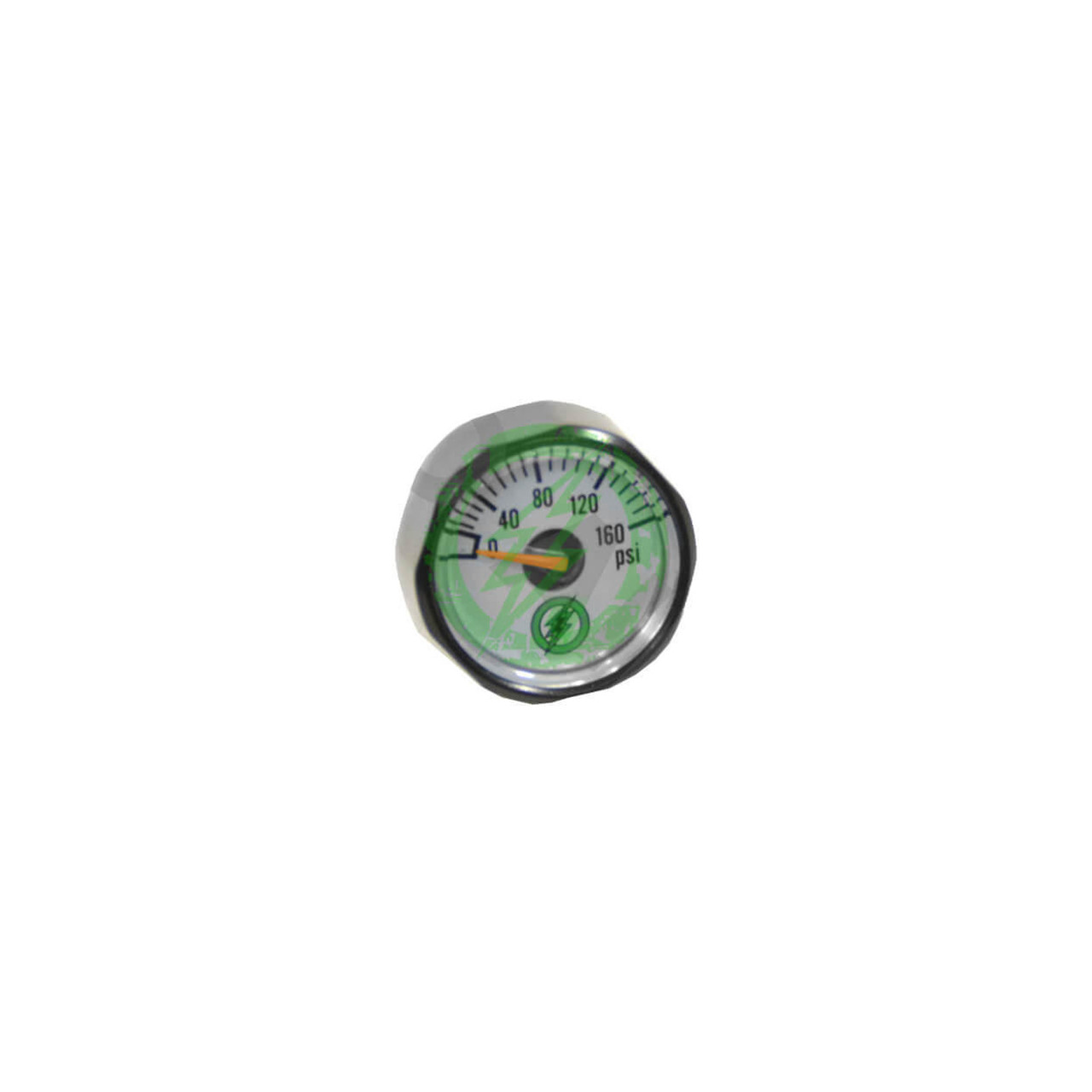  Amped Airsoft Black 0-160 Gauge 1/8"NPT 