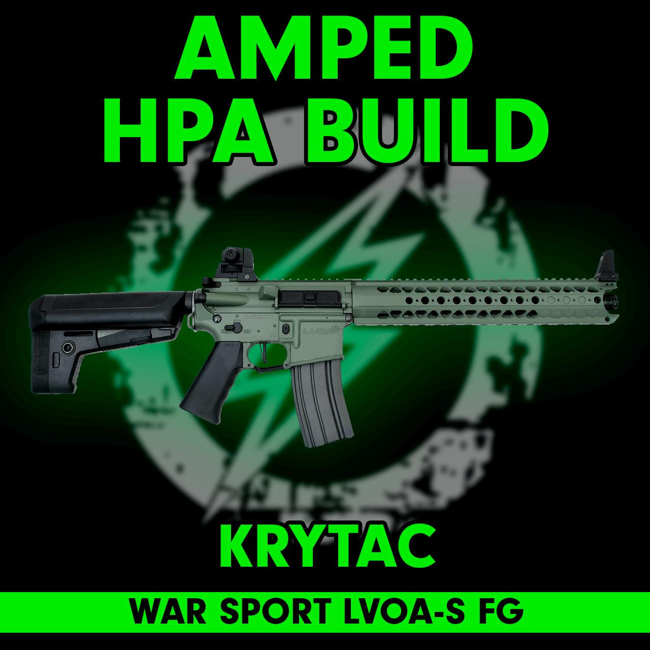 Amped Builds Amped Custom HPA Krytac War Sport LVOA-S | Foliage Green 