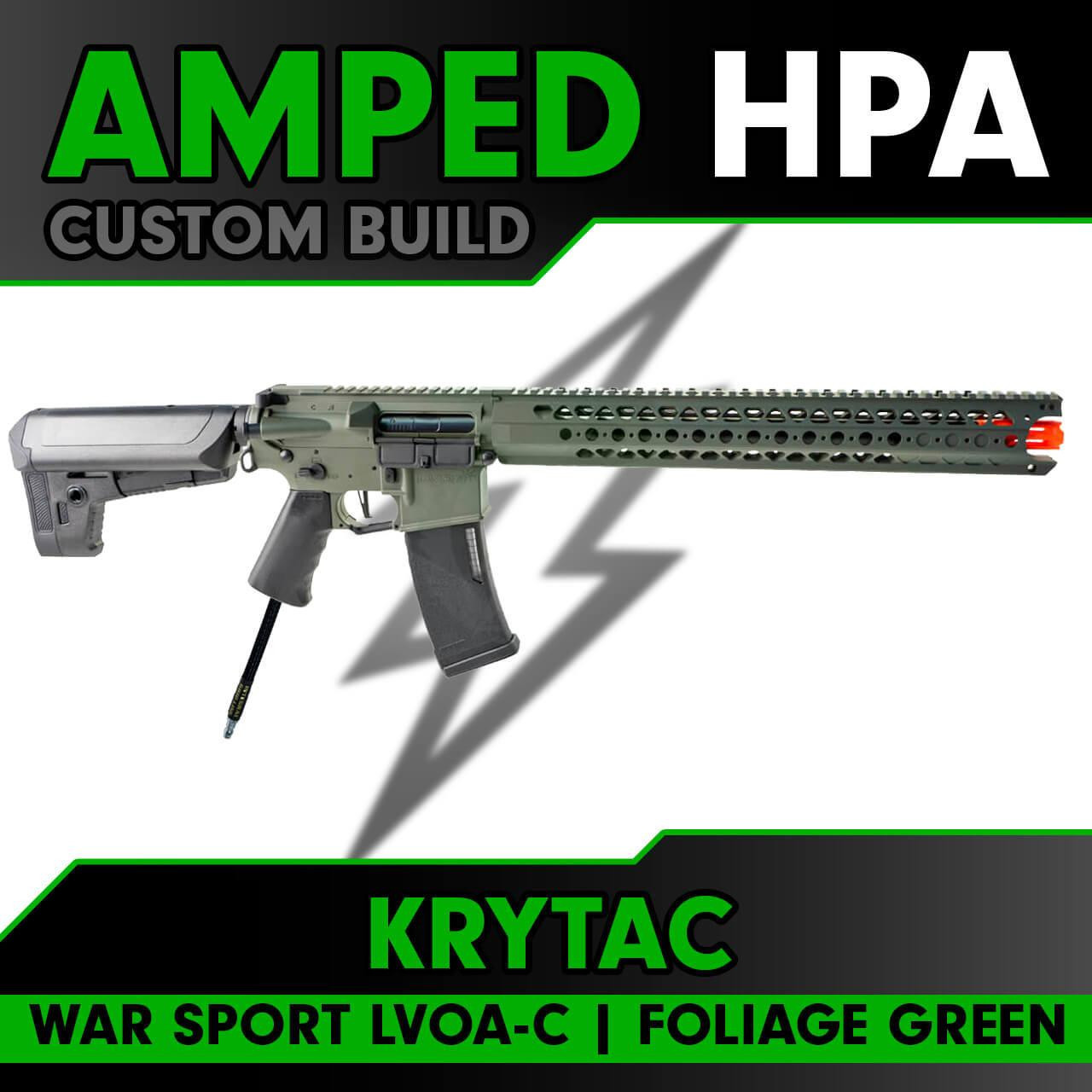 Amped Custom HPA Krytac War Sport LVOA-C Build | Black