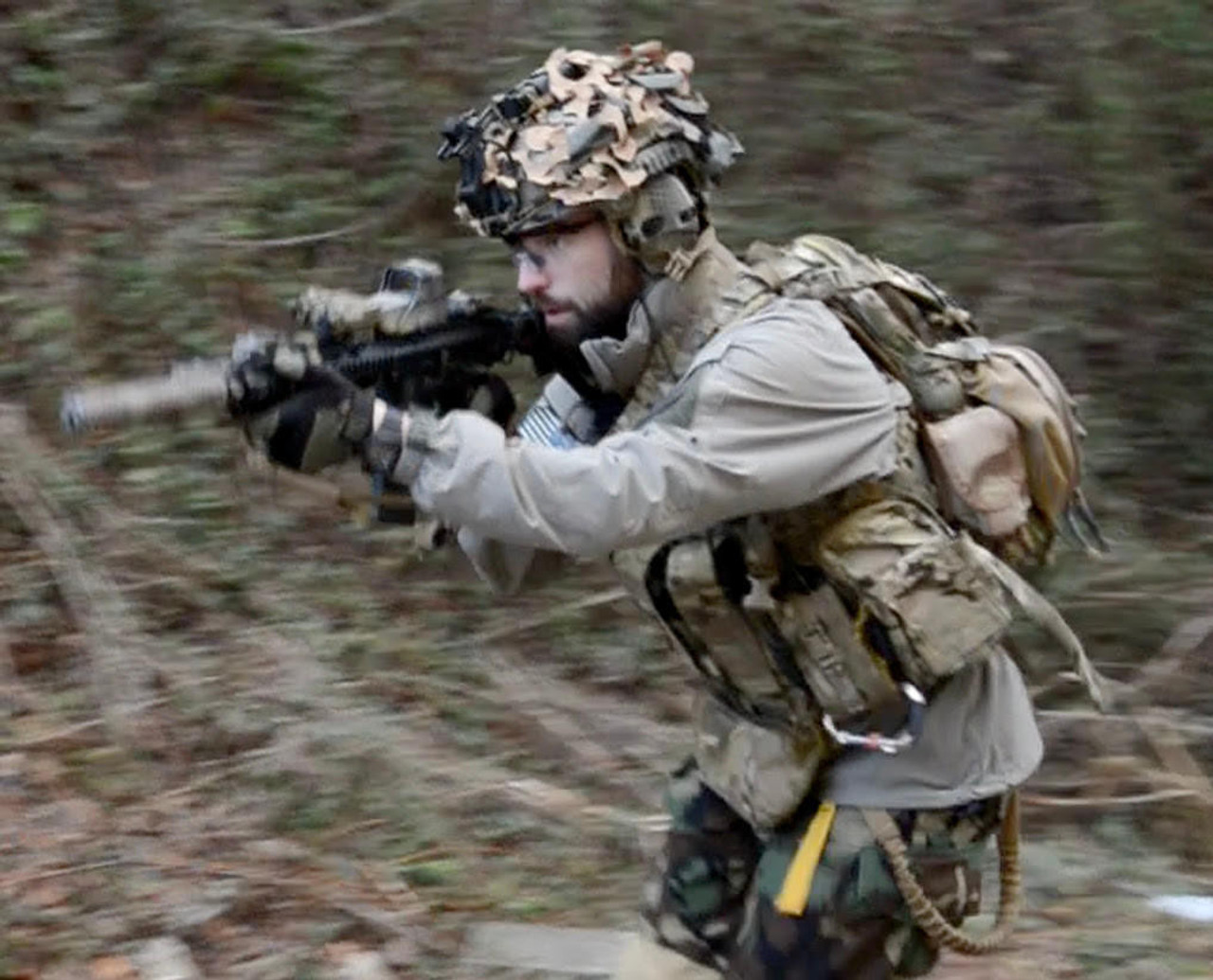  Amped Airsoft Black RAGNAR 3D Camo Helmet Cover 