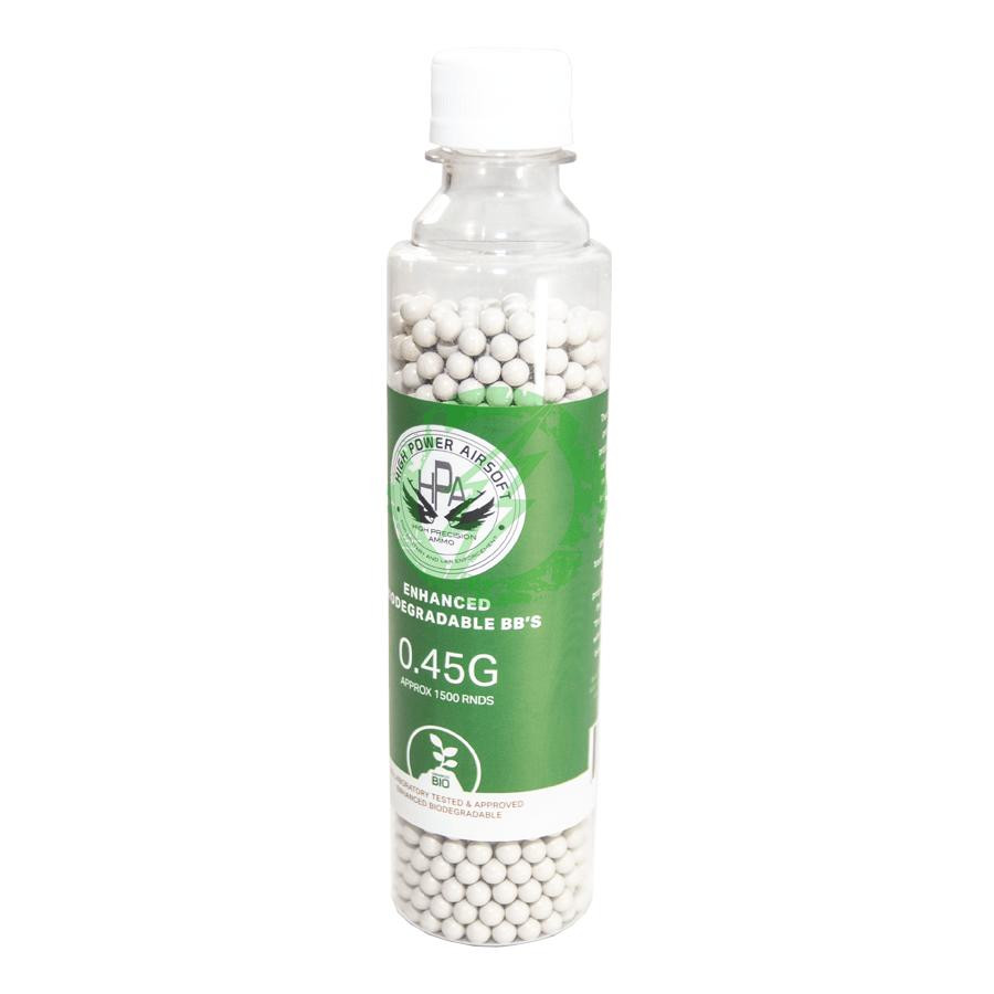 High Power Airsoft | 0.45g MAX White Bio BBs (1500rd)