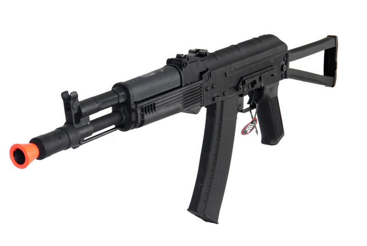  CYMA Sport CM031D AK74 AK105 Full Metal Airsoft AEG Rifle with Steel Folding Stock (Polymer Furniture / Black) 