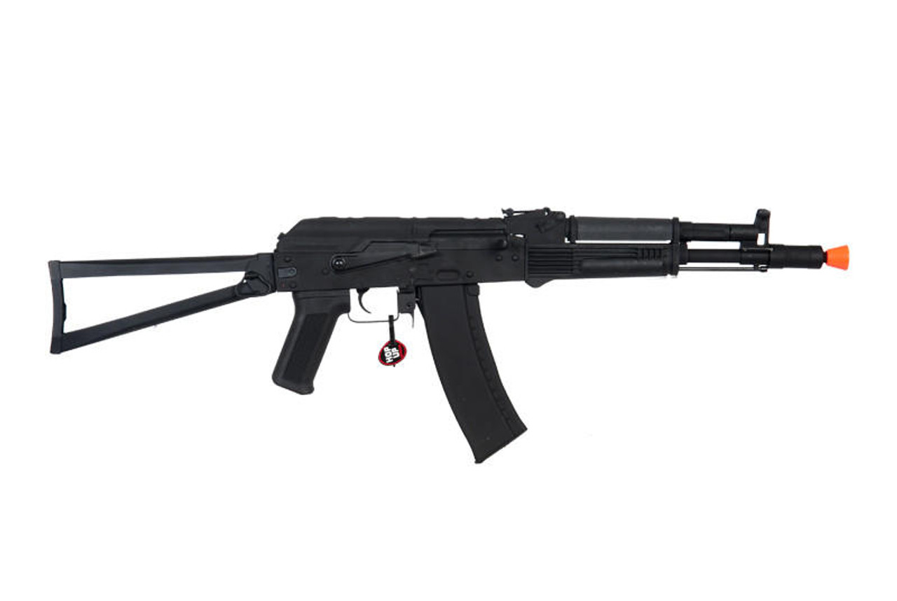  CYMA Sport CM031D AK74 AK105 Full Metal Airsoft AEG Rifle with Steel Folding Stock (Polymer Furniture / Black) 