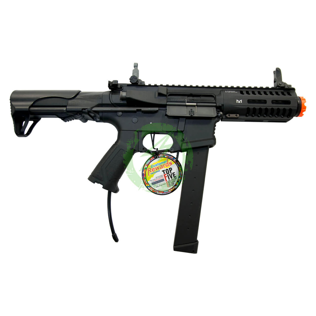 Amped Builds Amped Custom HPA G&G ARP 9 CQB Airsoft Rifle | Black
