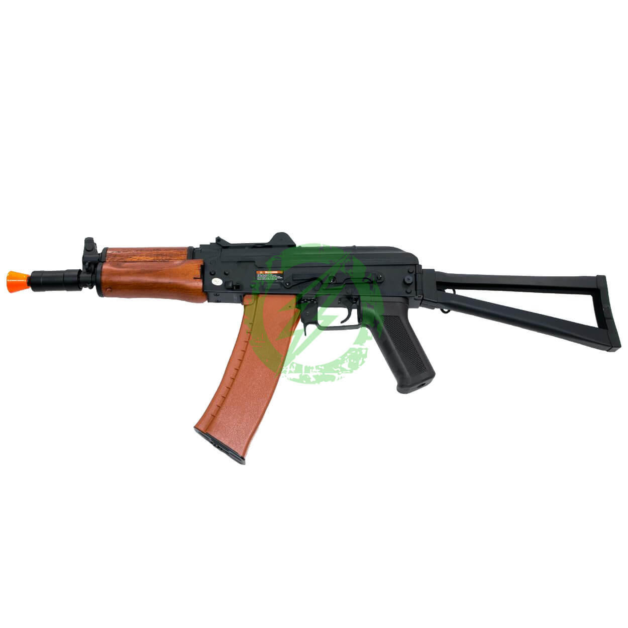 CYMA Full Metal AKS-74U with Folding Stock | Wood Furniture