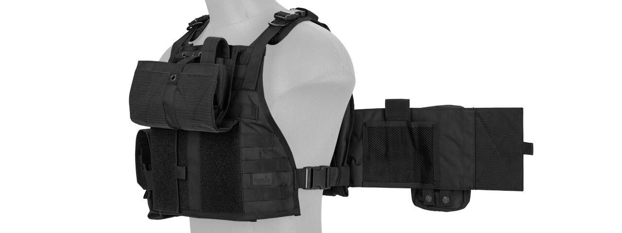  Lancer Tactical - Nylon Tactical Assault Plate Carrier (Black) 