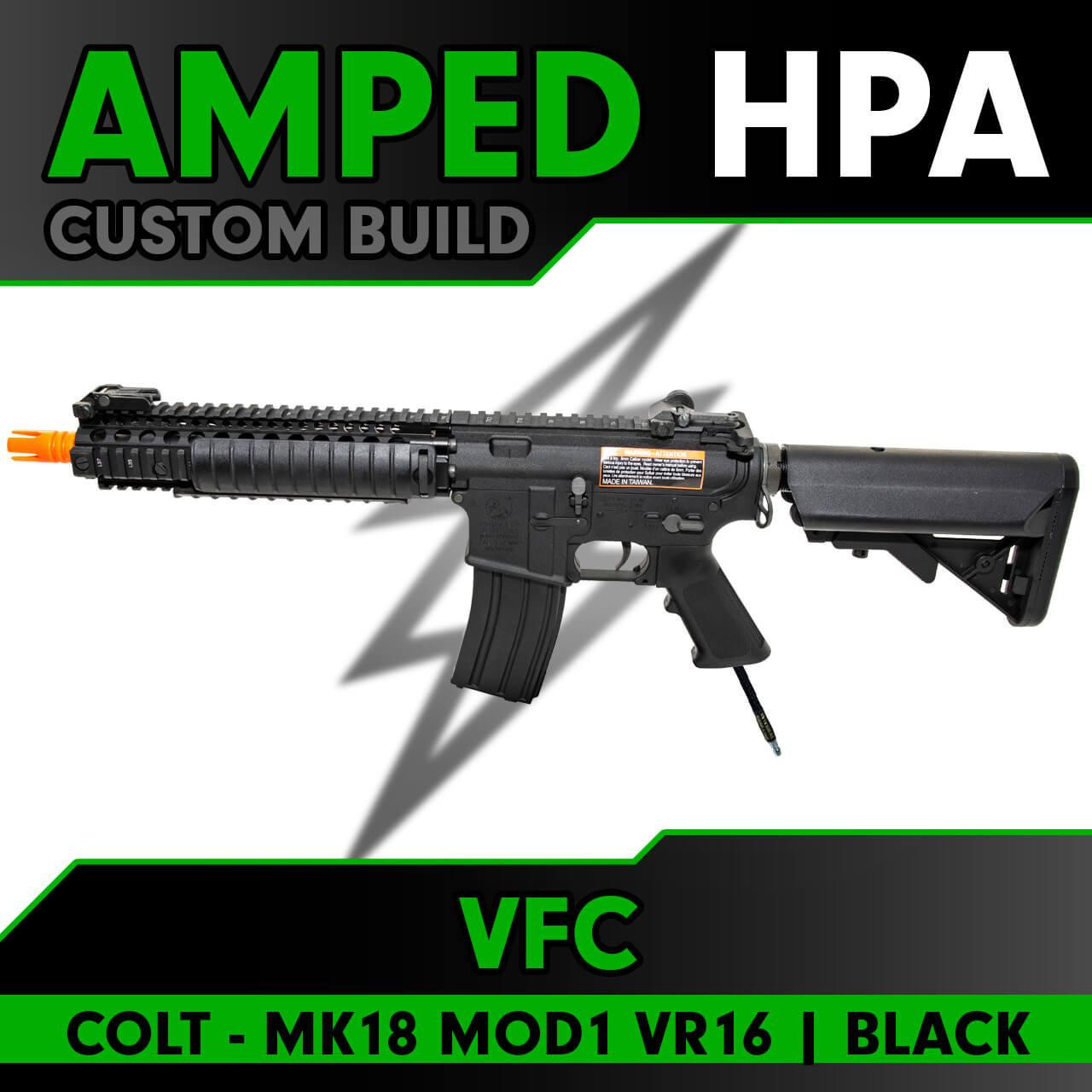 Amped Builds Amped Custom HPA Rifle VFC COLT MK18 | Black 