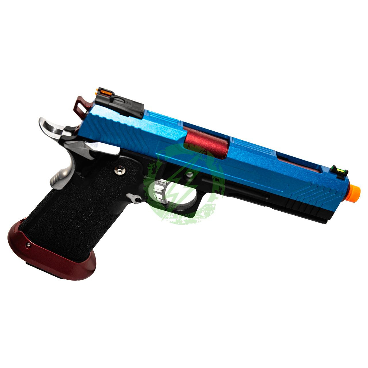 AW Custom Hi-Capa Competition GBB Airsoft Pistol | Blue Patriot