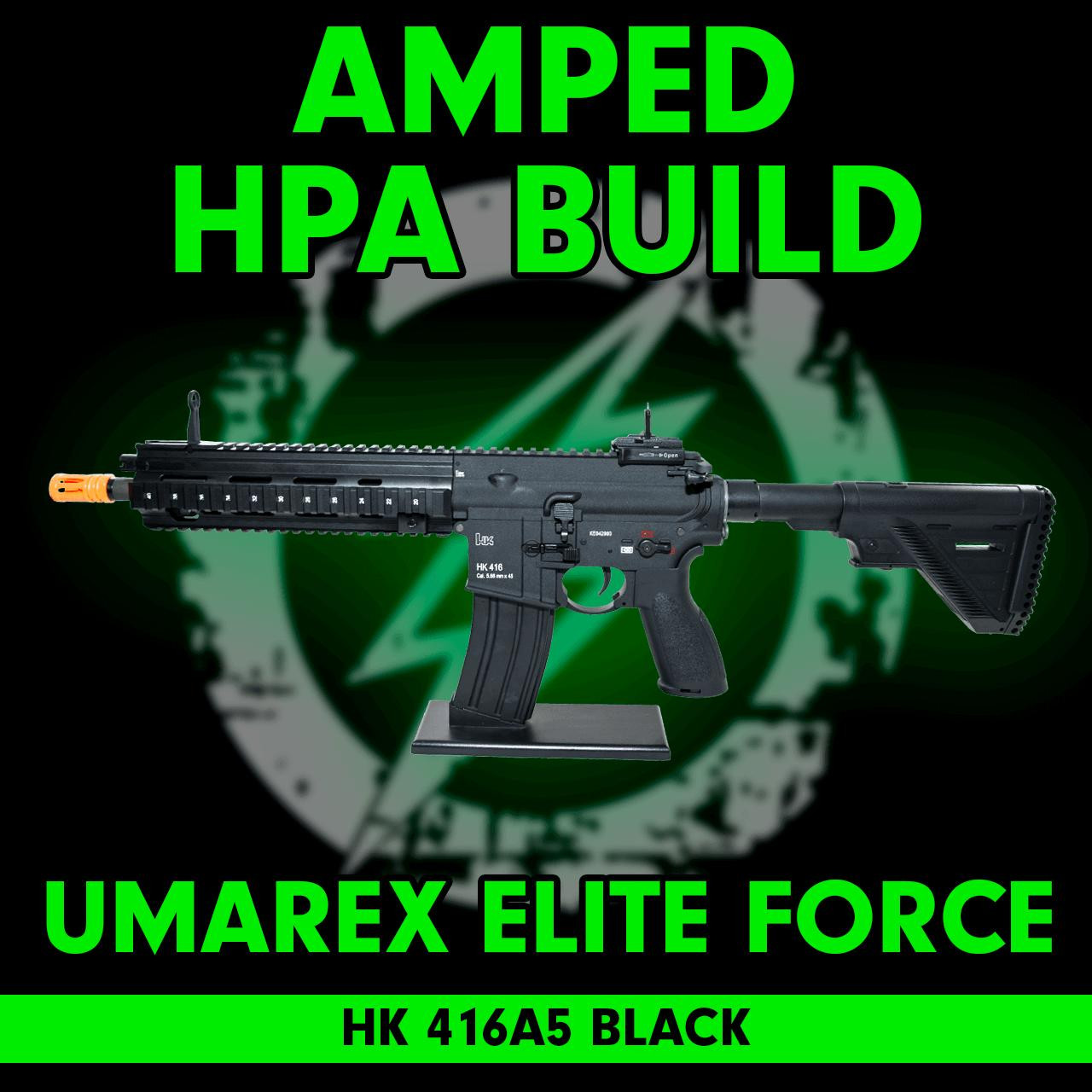 Amped Builds Amped Custom HPA Rifle Elite Force H&K 416A5 Black 