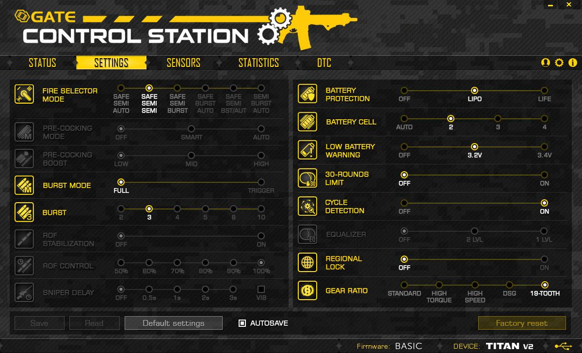 トイガン GATE TITAN V2 FRONT WIRED Basic Module GATE TITAN V2 Basic Module Front Wired | Adjustable Mosfet