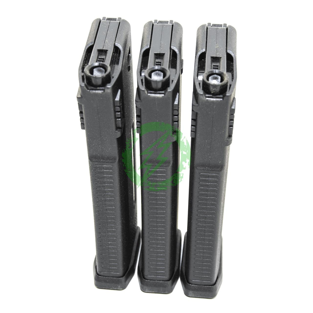  KWA MS120c 3 Pack Adjustable ERG Magazines (Black) 